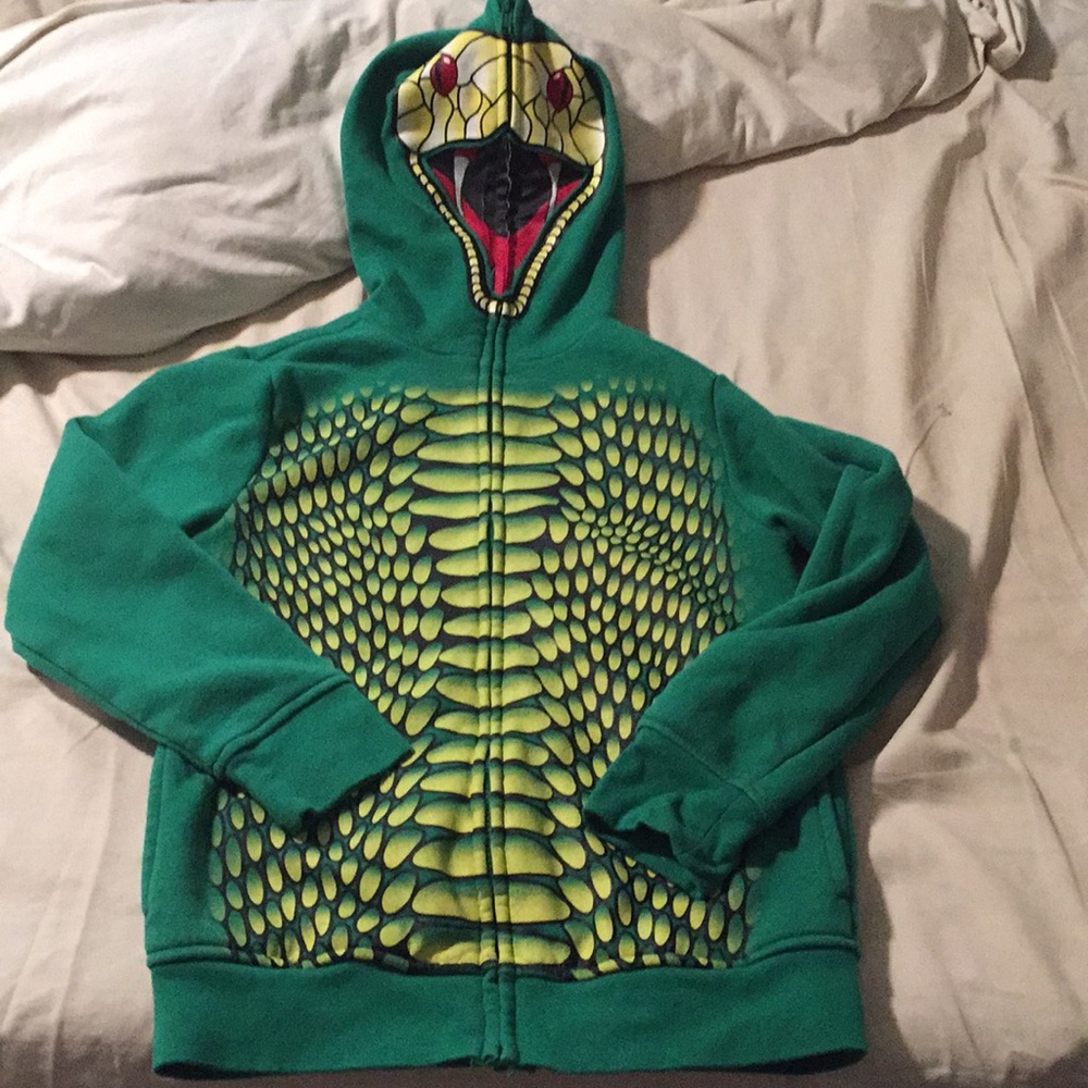 Boys cobra snake hoodie
